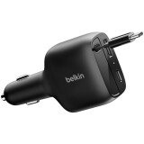 Chargeur de voiture pour ordinateur Belkin Retractable Car Charger 75W (CCC001hqBK)