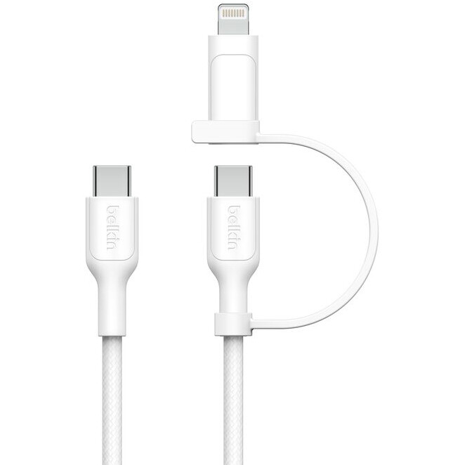 Câble USB Type-C - USB Type-C/Lightning, 1.5m, Belkin CAC003hq1.5MWH - photo 2