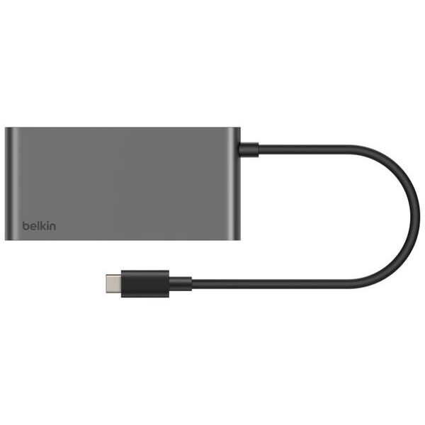 station daccueil pour ordinateur Belkin 5-Port USB-C Hub with Dual USB-C Ports Space Gray - AVC022hqSGY - photo 2