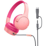 Headset Belkin SoundForm Mini Wired Pink (USB-C and 3.5mm) (AUD010hqPK)