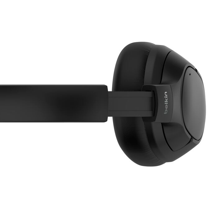Headset Belkin Noise Cancelling Over-Ear Headphones Black - AUD008HQBK - Foto 5