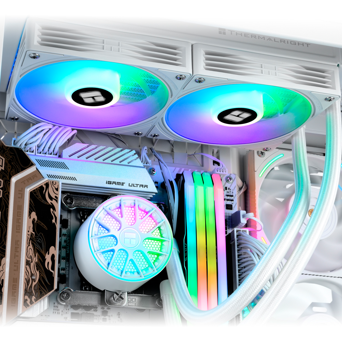 Système de refroidissement liquide Thermalright Aqua Elite 240 ARGB White V6 - TRAE240V6AW - photo 8