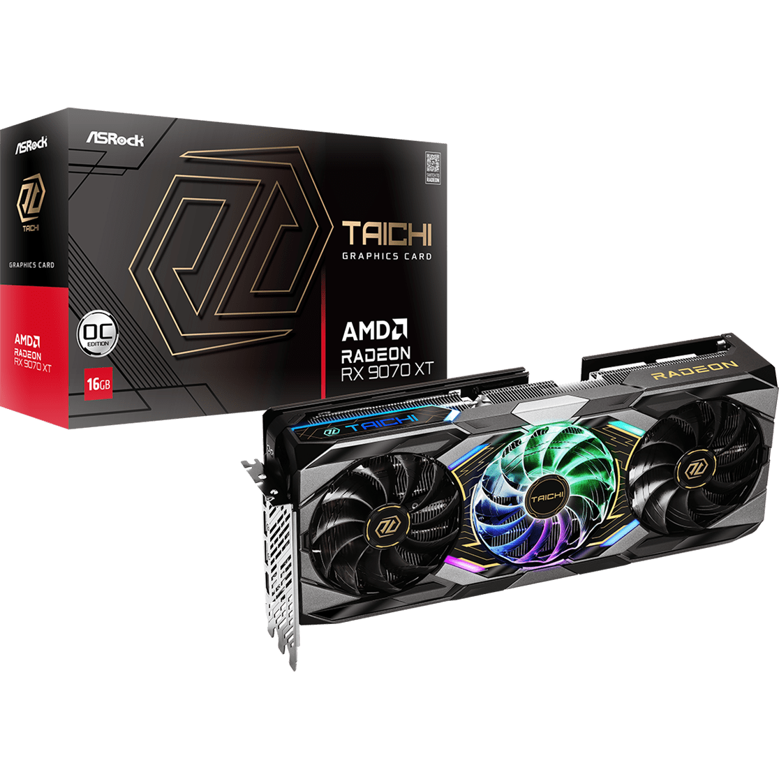 carte graphique AMD Radeon RX 9070 XT ASRock Taichi OC 16GB (RX9070XT TC 16GO) - photo 6