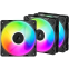 Ventilateur pour boîtier Arctic P12 Pro Reverse A-RGB Black (3 pcs) - ACFAN00333A