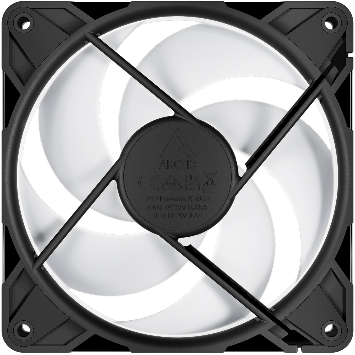 Ventilateur pour boîtier Arctic P12 Pro Reverse A-RGB Black (3 pcs) - ACFAN00333A - photo 6