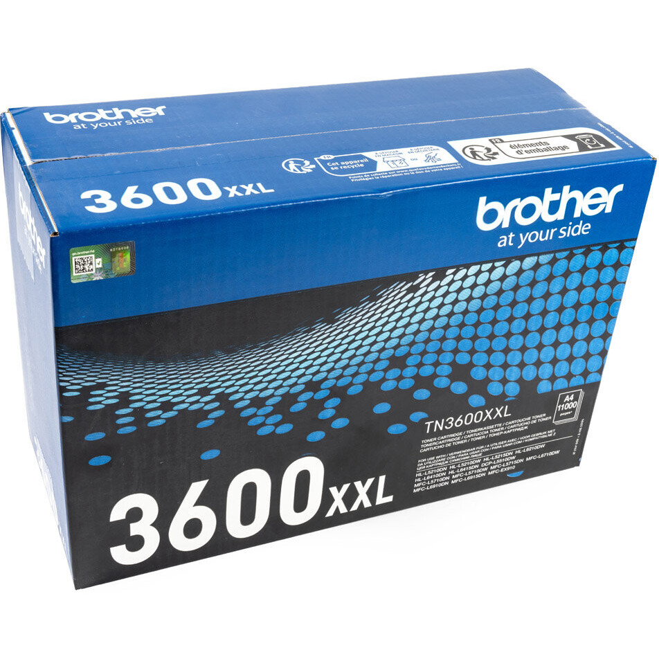 Kassette Brother TN-3600XXL Black - TN3600XXL - Foto 2