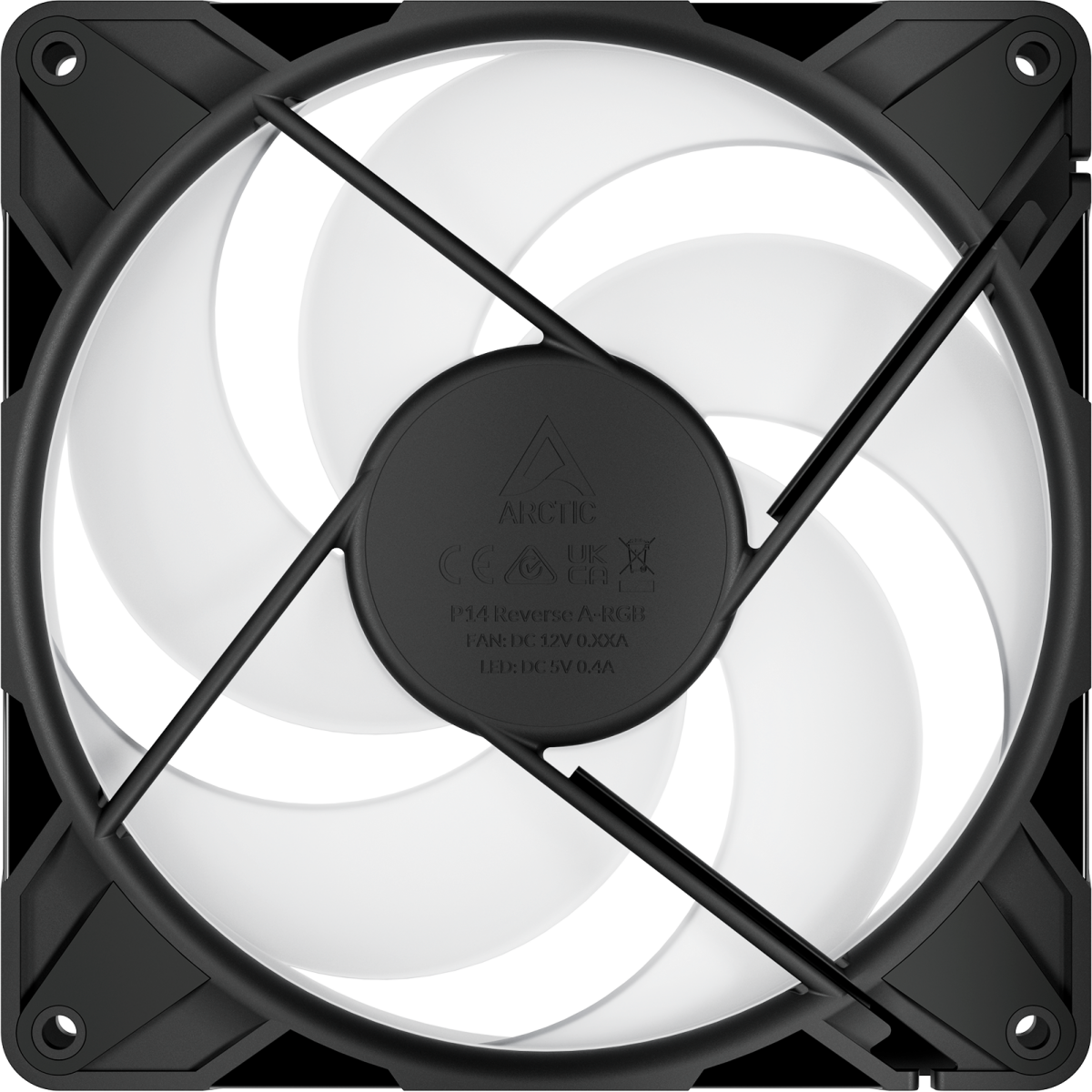 Ventilateur pour boîtier Arctic P14 Pro Reverse A-RGB Black (3 pcs) - ACFAN00327A - photo 5