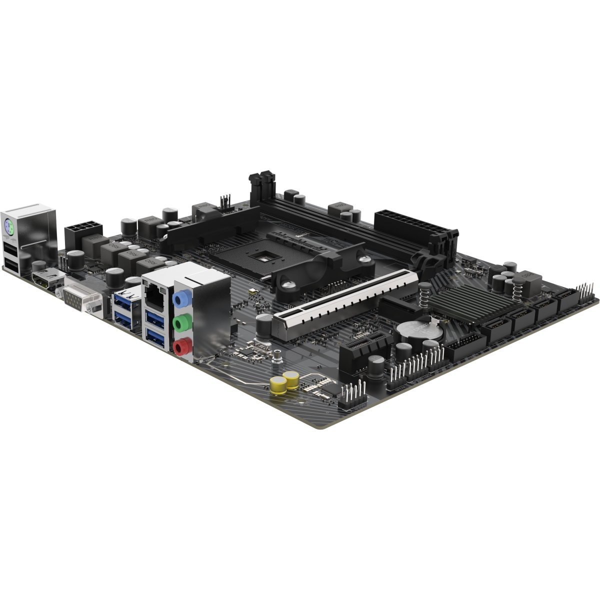 Mainboard Sapphire A520M-E - 52119-04-40G - Foto 5