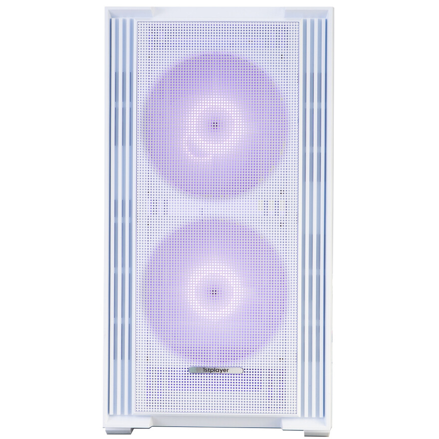 boîtier 1STPLAYER AU6 ARGB White - AU6-WH-2FA7-14-W-2FA7R-W-1FA7-W - photo 3