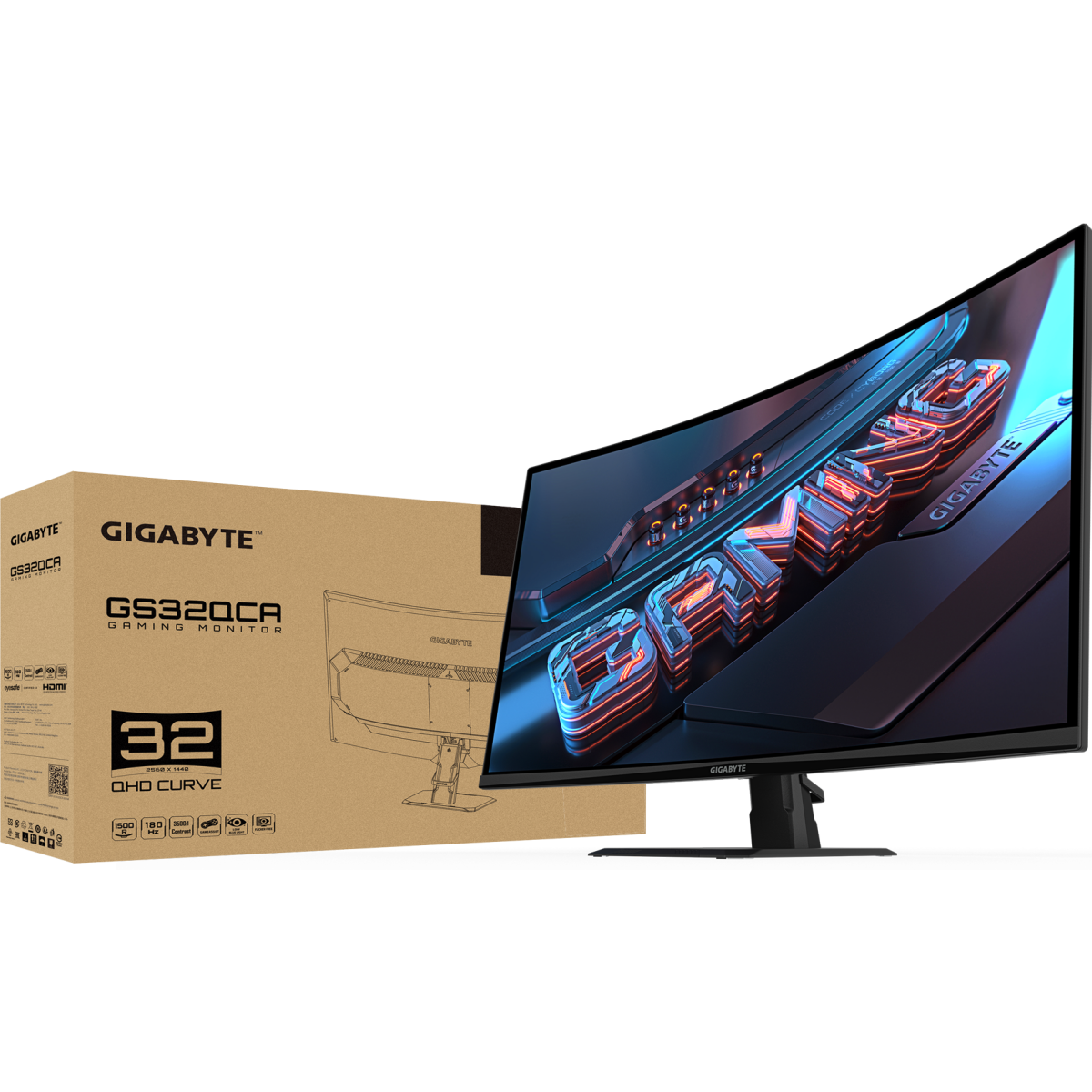 Monitor Gigabyte 32" GS32QCA - Foto 8