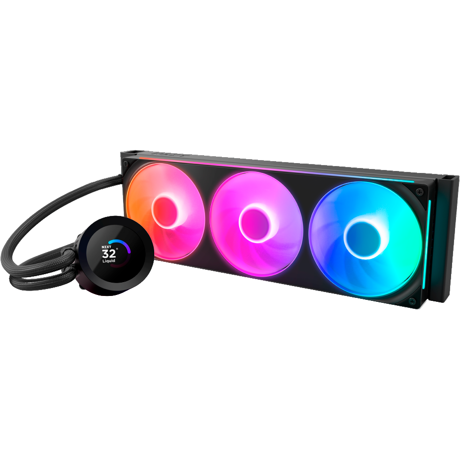 Wassergekühltes System NZXT Kraken Plus 360 RGB V2 Black (RL-KR360-B2) - Foto 2