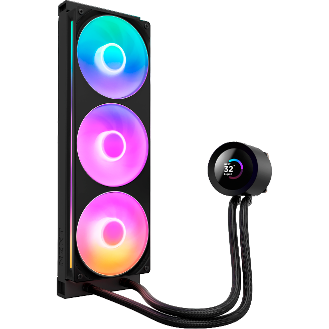 Wassergekühltes System NZXT Kraken Plus 360 RGB V2 Black (RL-KR360-B2) - Foto 3