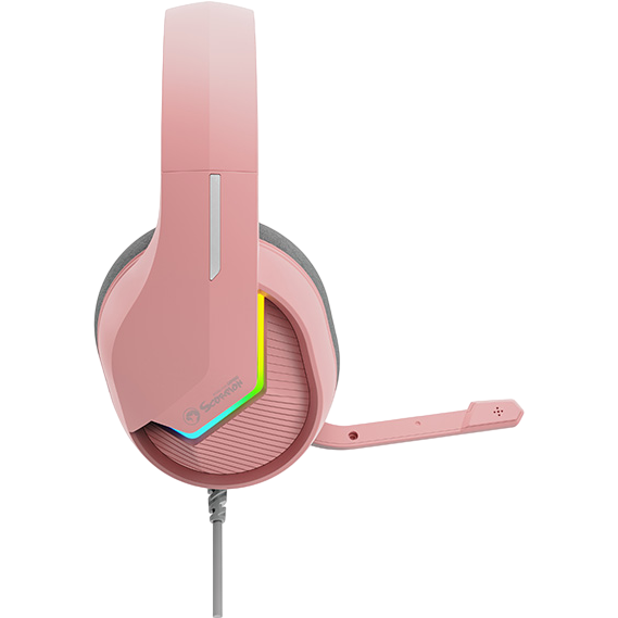 Headset MARVO H8618 Tactic 40 Pink - H8618 PK - Foto 5