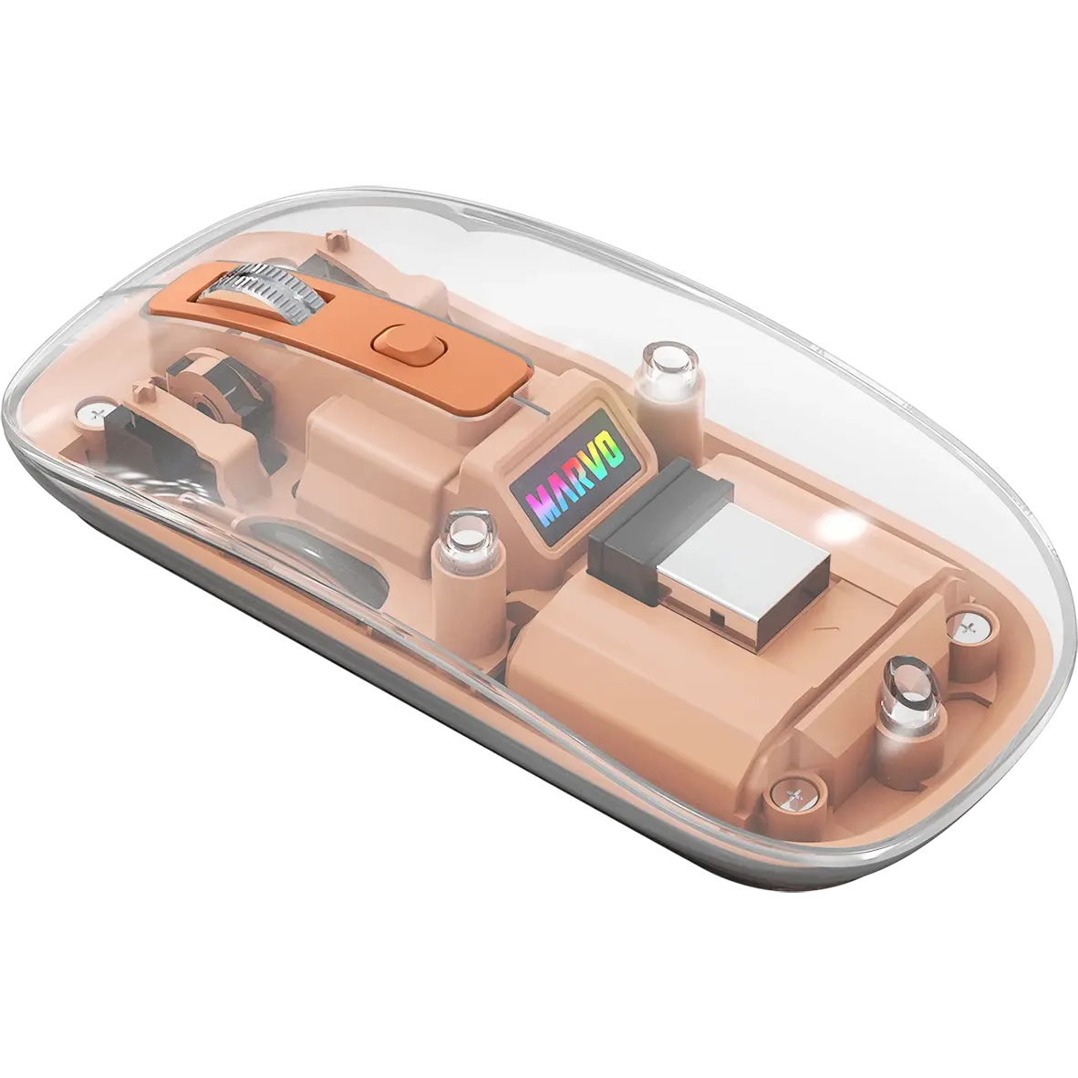 Maus MARVO M810W Prism B10 Orange - M810W OR - Foto 3