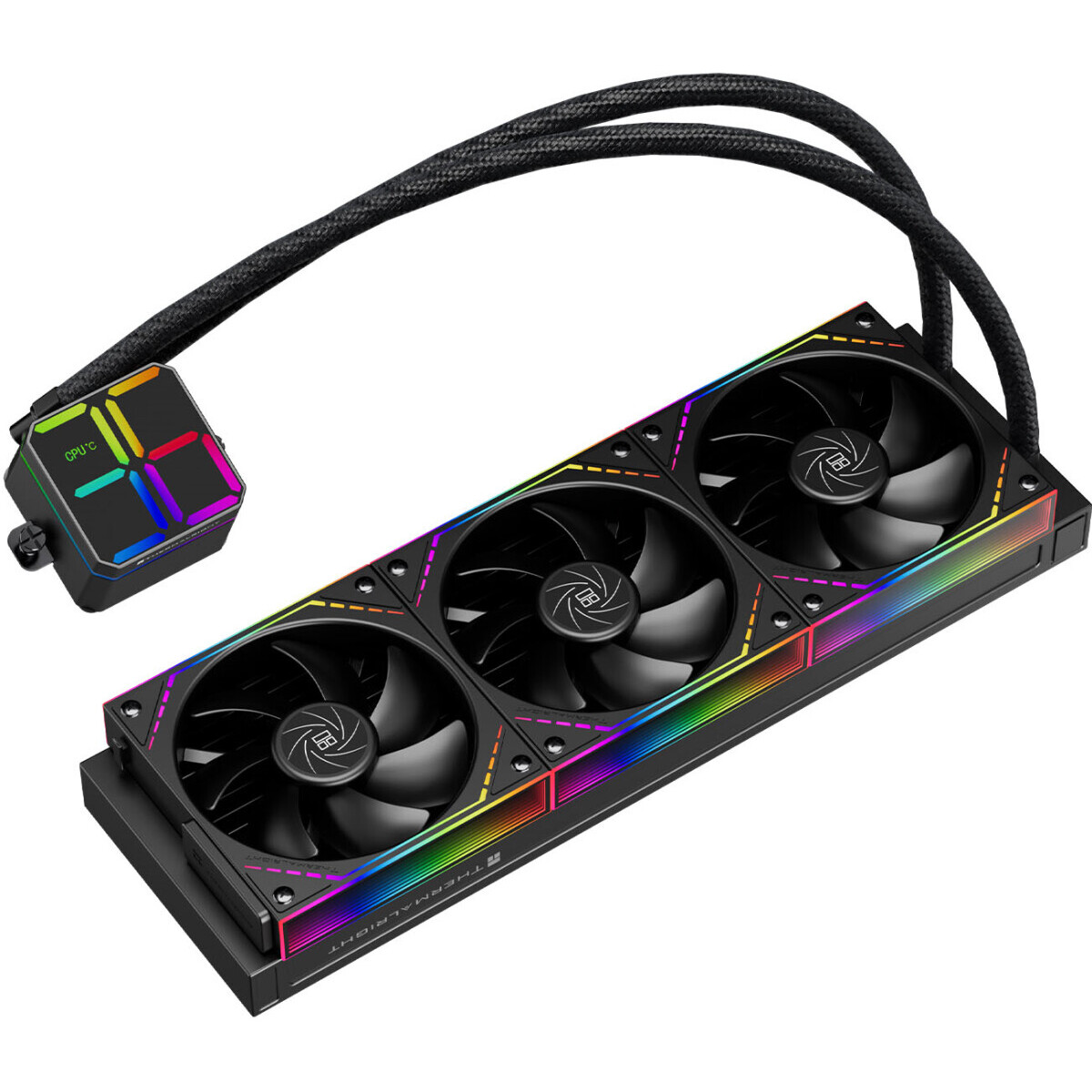 Kühlsystem für Flüssigkeitskühlung Thermalright Magic Qube 360 ARGB Black - TRMQ360AB - Foto 3
