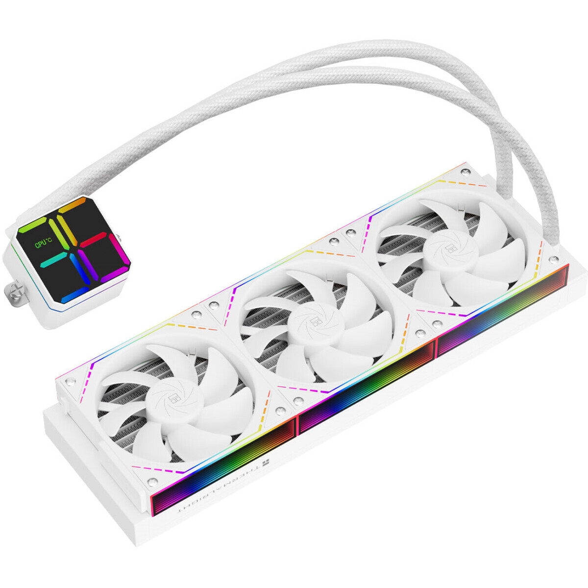 Flüssigkeitskühlsystem Thermalright Magic Qube 360 ARGB White - TRMQ360AW - Foto 3