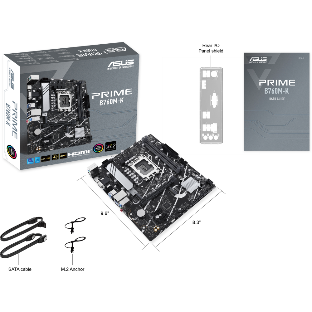 Mainboard ASUS PRIME B760M-K - Foto 5