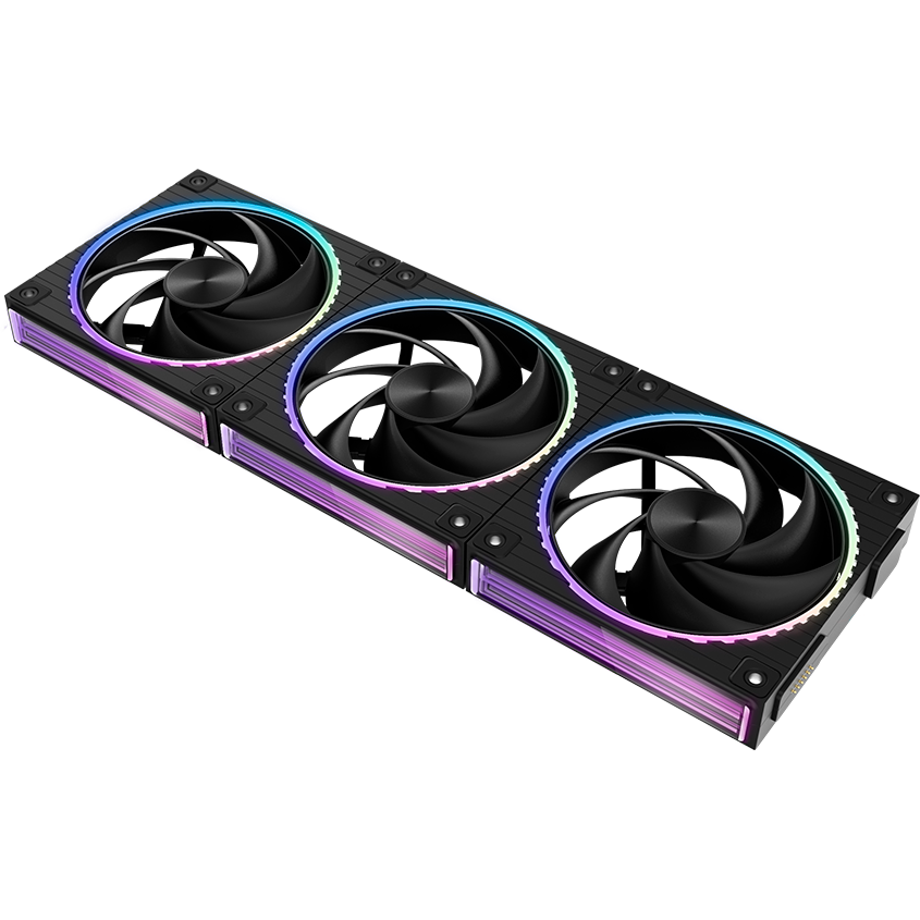 Gehäuselüfter Zalman ZM-DF120 A3 Black (3 pcs)