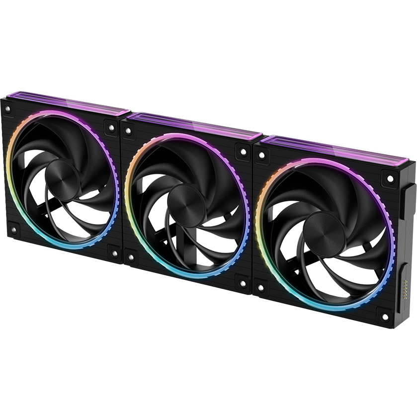 Gehäuselüfter Zalman ZM-DF120 A3 Black (3 pcs) - Foto 3