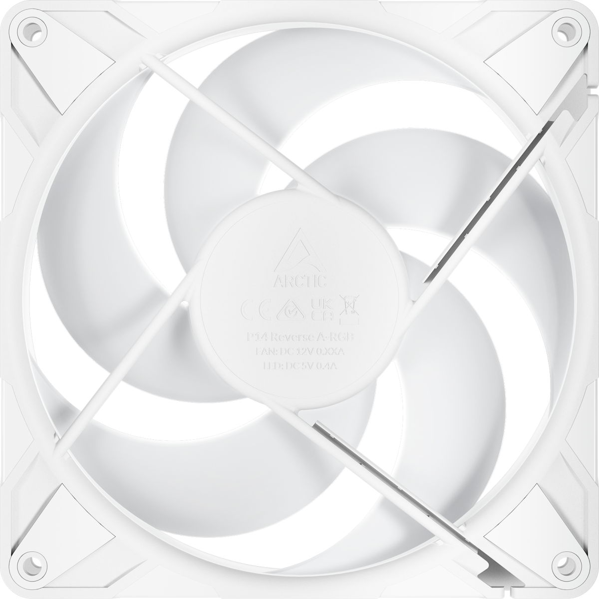 Gehäuselüfter Arctic P14 Pro Reverse A-RGB White (3 pcs) - ACFAN00328A - Foto 5