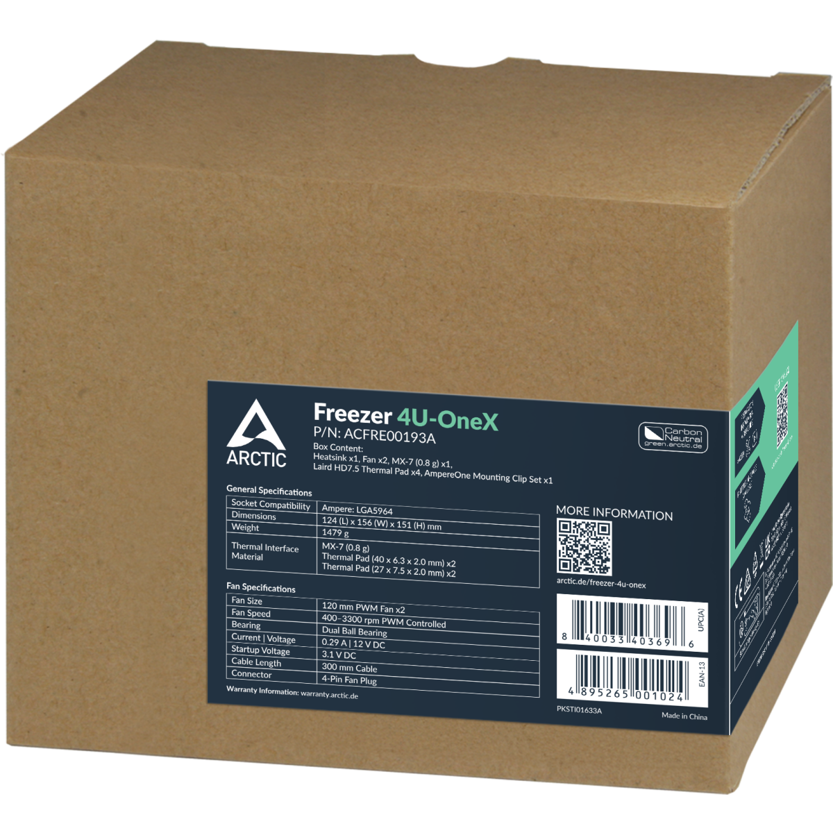 Server-Prozessorkühler Arctic Freezer 4U-OneX - ACFRE00193A - Foto 6