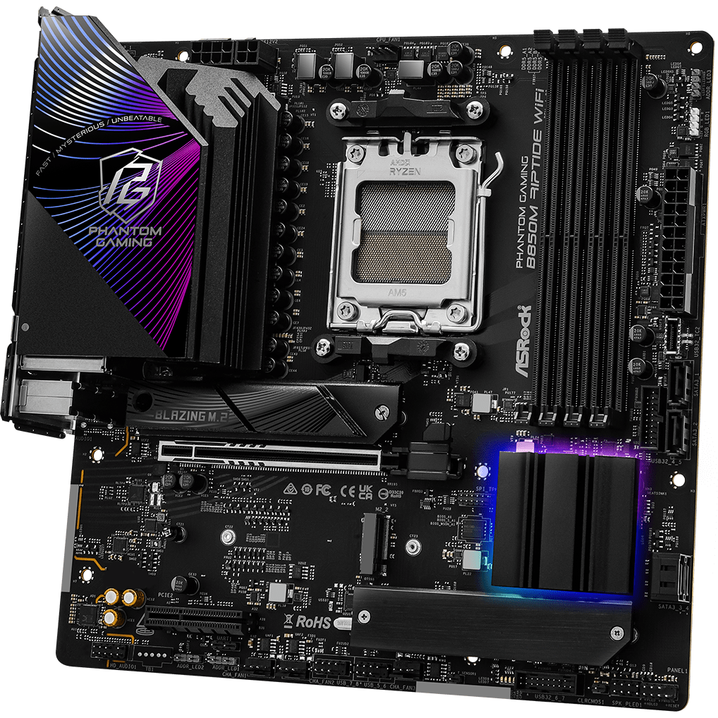 Mainboard ASRock B850M Riptide WiFi - Foto 3