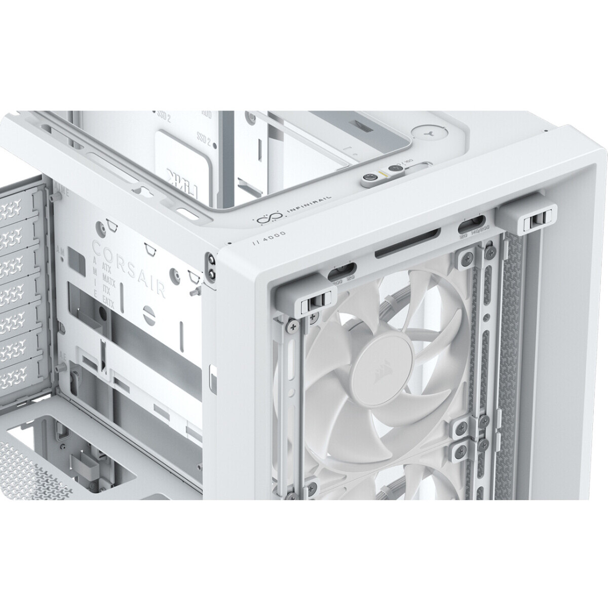 boîtier Corsair Frame 4000D RS White (CC-9011313-WW) - photo 4