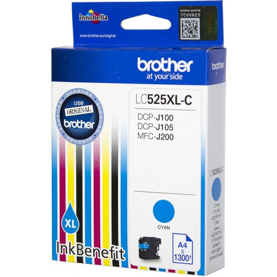 Tintentank Brother LC525XLC Cyan
