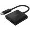 adaptateur de connexion USB Type-C - HDMI/USB Type-C, 0.13m, Belkin AVC002btBK