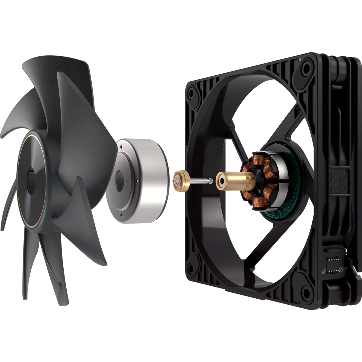 Gehäuselüfter ASUS PROART PF120 Black - 90DA00M0-B09000 - Foto 12