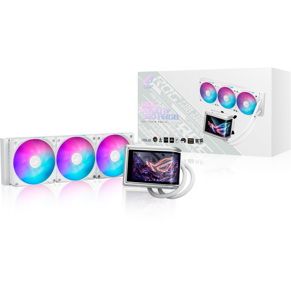 Système de refroidissement liquide ASUS ROG RYUO IV 360 ARGB White Edition - 90RC01N2-B0EAY0 - photo 7