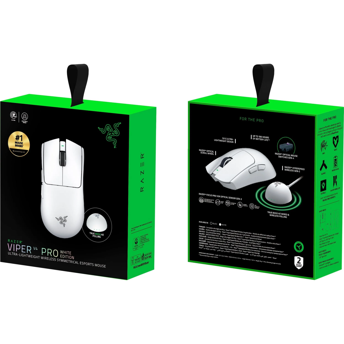 souris Razer Viper V4 Pro White - RZ01-05630200-R3G1 - photo 8