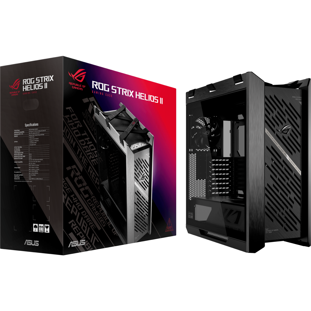Boîtier ASUS ROG Strix Helios II GX601S Black - 90DC00W0-B39000 - photo 20