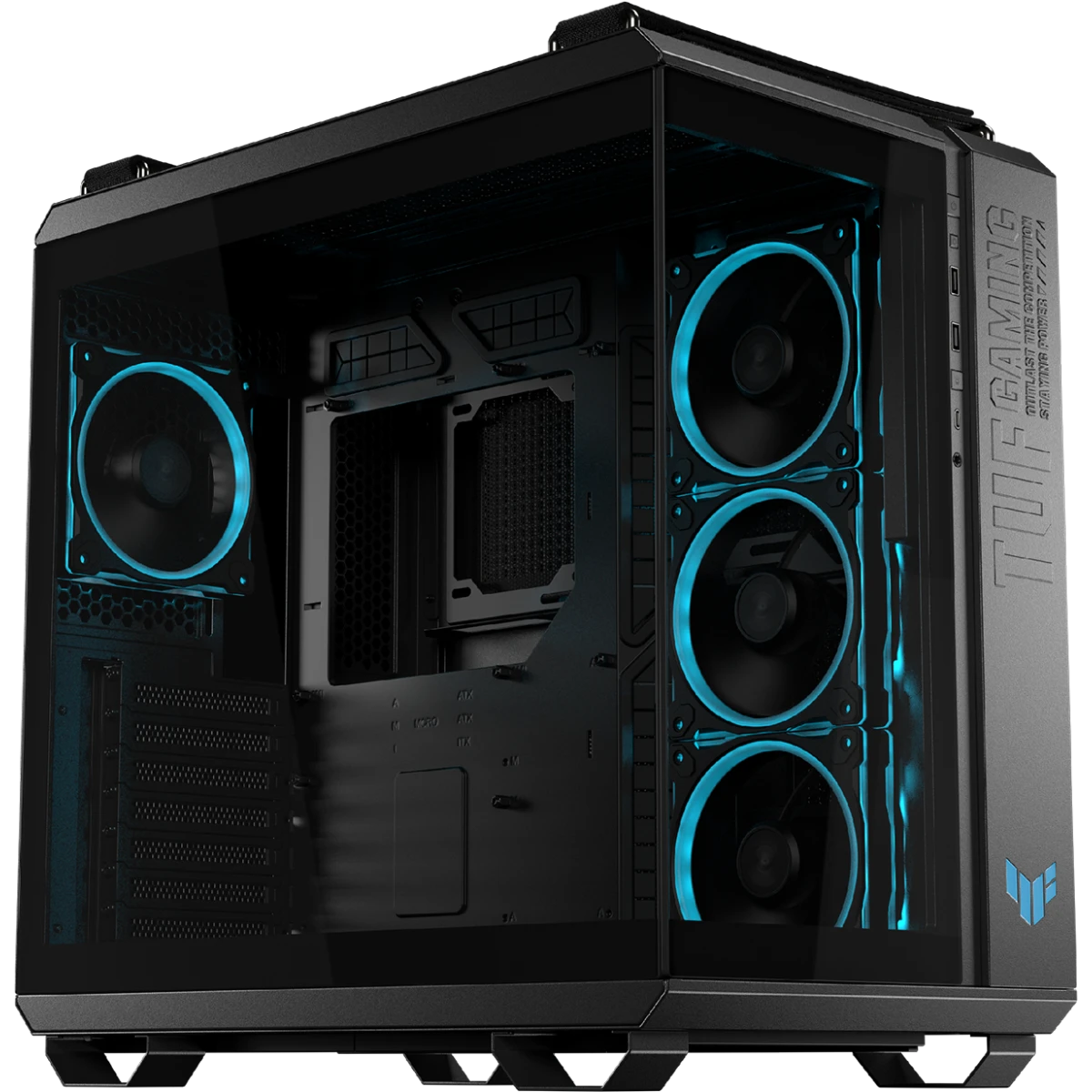 Gehäuse ASUS TUF Gaming GT502 Horizon ARGB Black - 90DC0090-B19020 - Foto 4