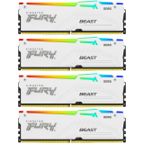 Mémoire vive 128GB DDR5 5600MHz Kingston Fury Beast RGB (KF556C40BWAK4-128) (4x32GB KIT)