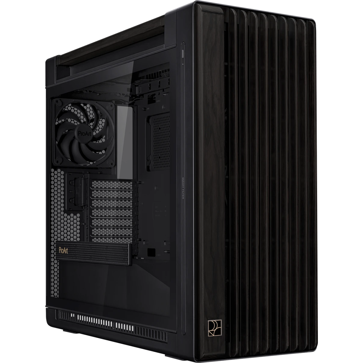 Gehäuse ASUS ProArt PA602 Wood Edition Tempered Glass Panel Black - 90DC00J0-B09010