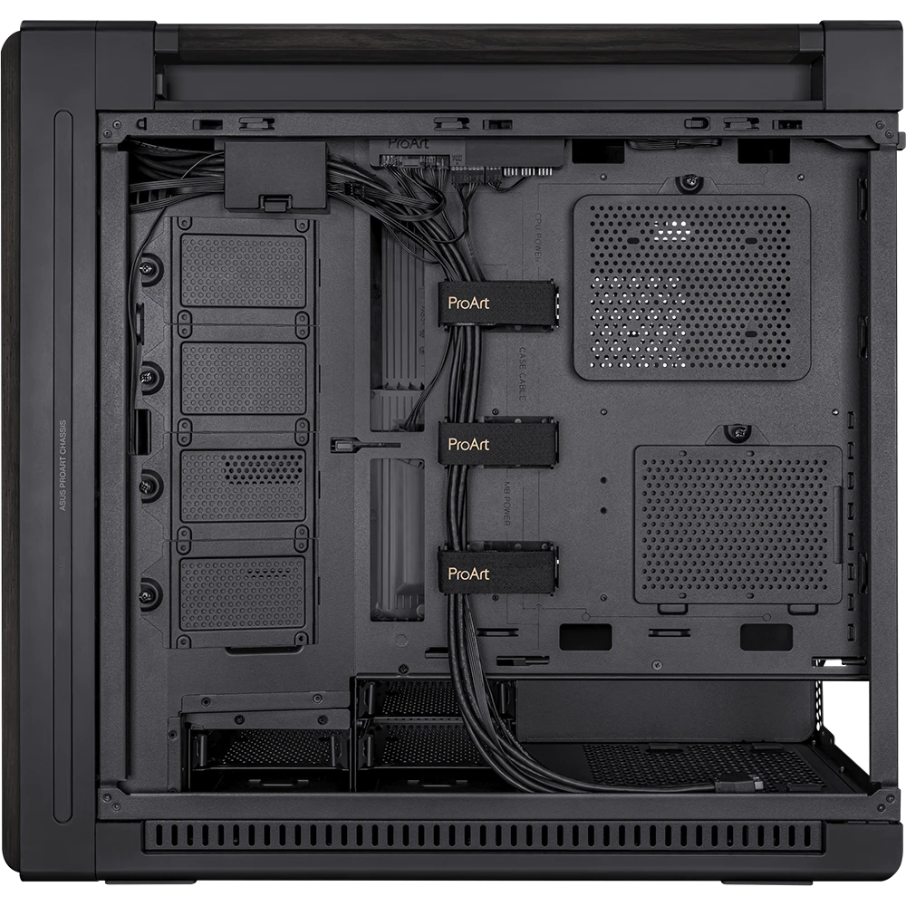 Gehäuse ASUS ProArt PA602 Wood Edition Tempered Glass Panel Black - 90DC00J0-B09010 - Foto 17