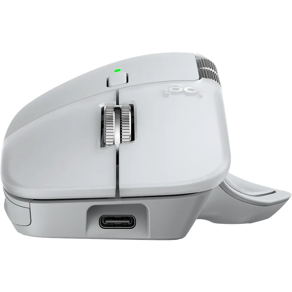 Maus Logitech MX Master 4 for Mac White Silver - 910-007576 - Foto 4