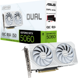 carte graphique NVIDIA GeForce RTX 5060 ASUS Dual White OC 8GB (DUAL-RTX5060-O8G-WHITE)