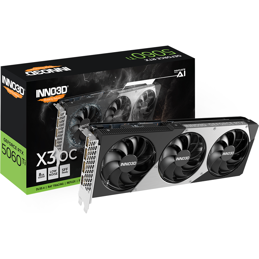 Carte graphique NVIDIA GeForce RTX 5060 Ti INNO3D X3 OC 8GB (N506T3-08D7X-193075L) - photo 3