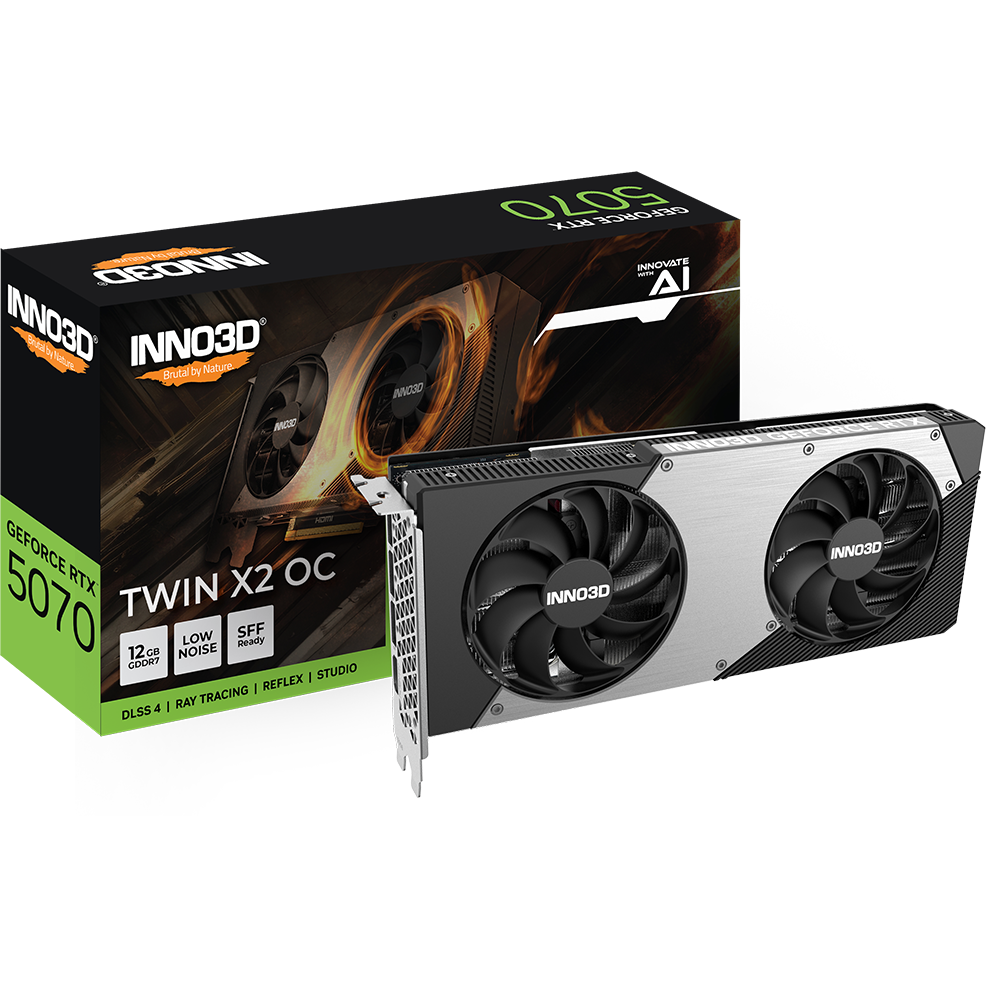 carte graphique NVIDIA GeForce RTX 5070 INNO3D X2 OC 12GB (N50702-12D7X-195064N) - photo 4