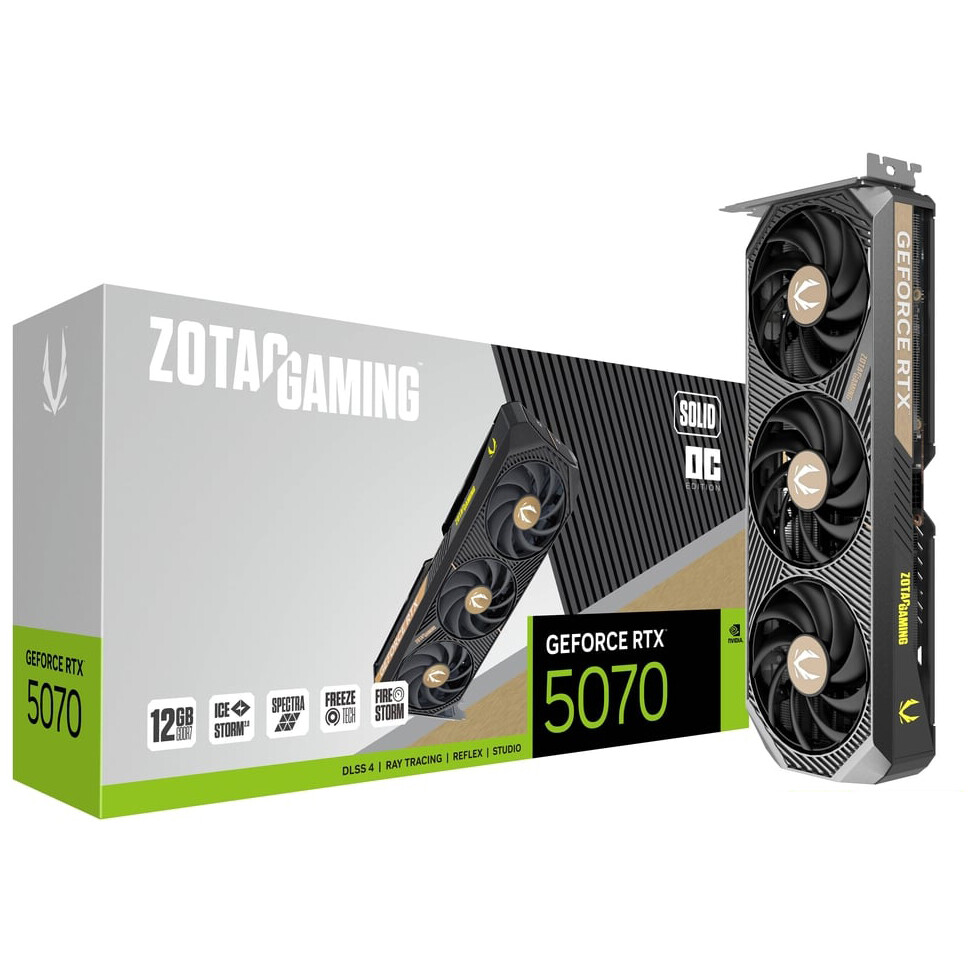 carte graphique NVIDIA GeForce RTX 5070 Zotac SOLID OC 12GB (ZT-B50700J-10P) - photo 7