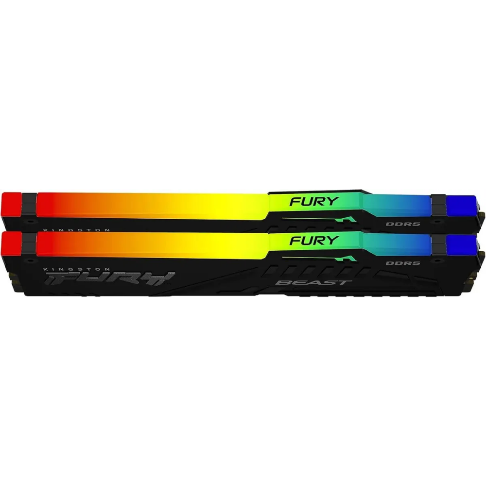 Arbeitsspeicher 64GB DDR5 6000MHz Kingston Fury Beast RGB (KF560C30BBEAK2-64) (2x32GB KIT) - Foto 3