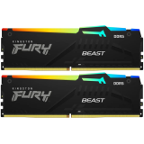 Mémoire vive 32GB DDR5 6000MHz Kingston Fury Beast RGB (KF560C30BBEAK2-32) (2x16GB KIT)