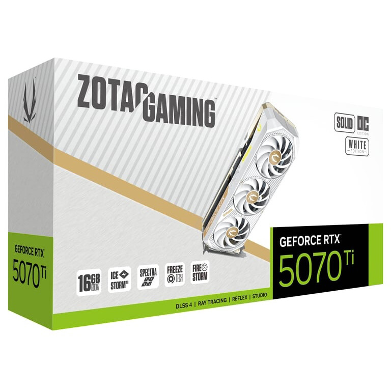 carte graphique NVIDIA GeForce RTX 5070 Ti Zotac SOLID CORE White OC 16GB (ZT-B50710Q2-10P) - photo 7