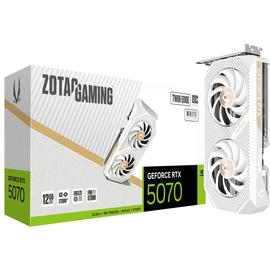 carte graphique NVIDIA GeForce RTX 5070 Zotac Twin Edge White OC 12GB (ZT-B50700Q-10P) - photo 7