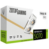 carte graphique NVIDIA GeForce RTX 5070 Zotac Twin Edge White OC 12GB (ZT-B50700Q-10P)