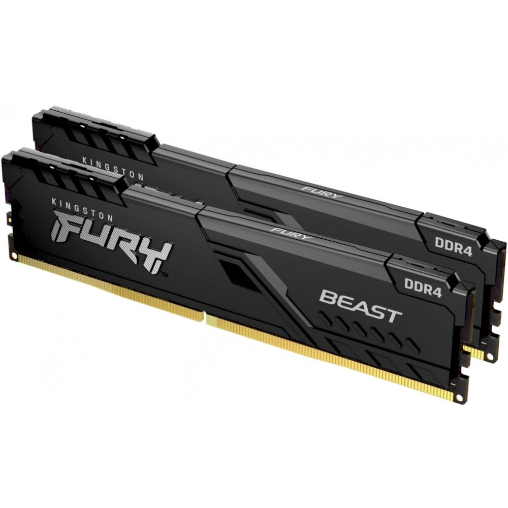 mémoire vive 16GB DDR4 3600MHz Kingston Fury Beast (KF436C17BBK2/16) (2x8GB KIT) - photo 2