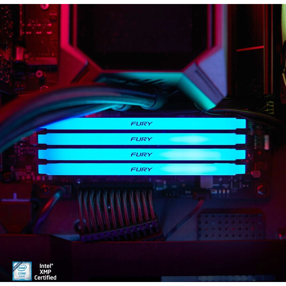 mémoire vive 16GB DDR4 3600MHz Kingston Fury Beast RGB (KF436C17BB2AK2/16) (2x8GB KIT) - photo 5