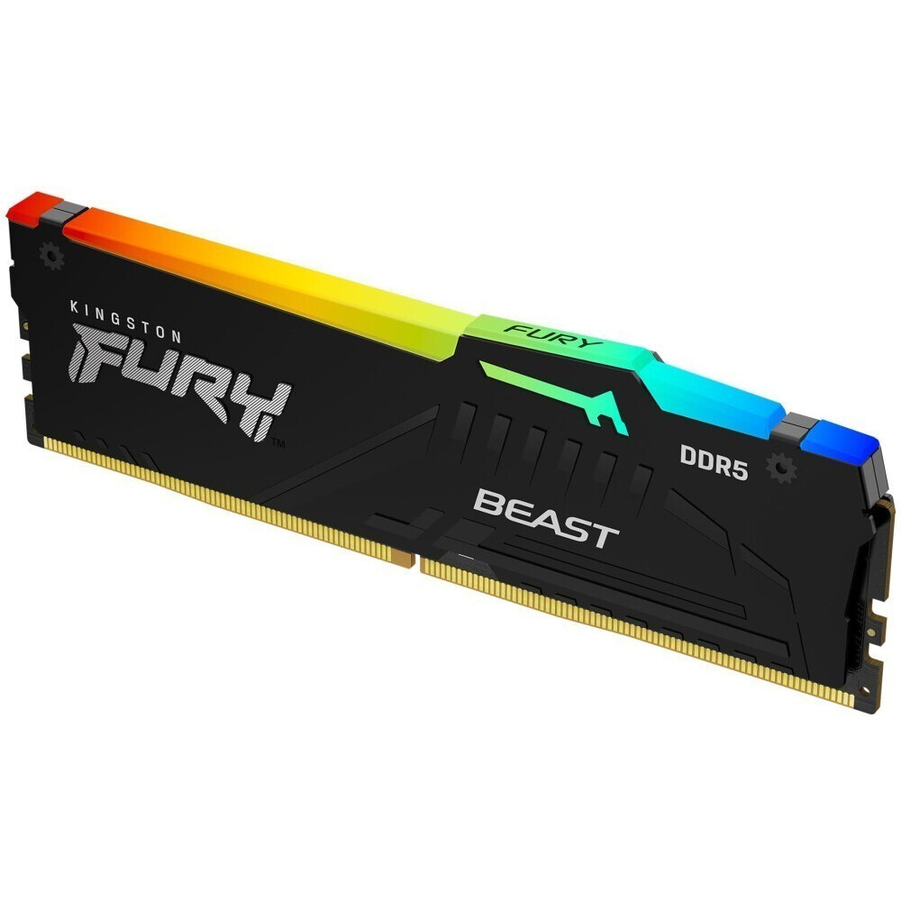 Mémoire vive 32GB DDR5 5600MHz Kingston Fury Beast RGB (KF556C36BBEA-32)